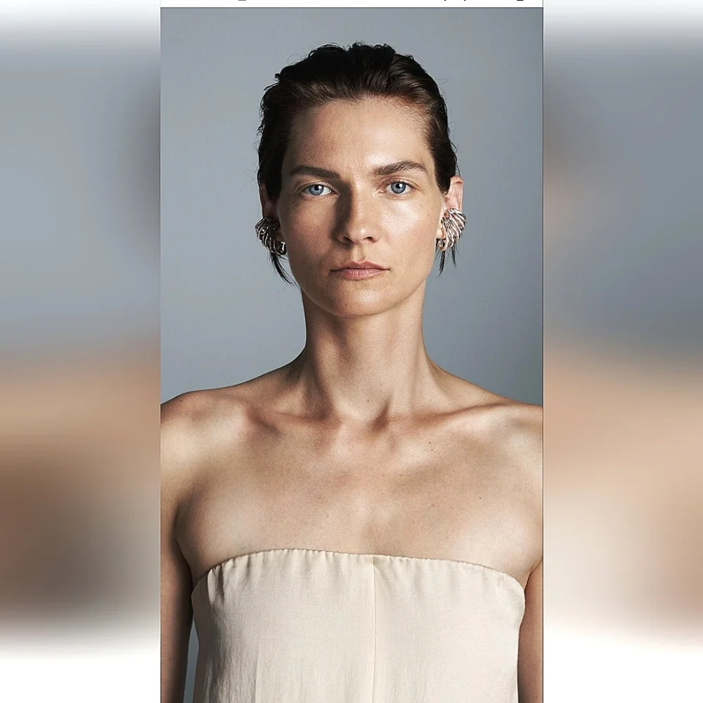 ZARA ZW COLLECTION ECRU STRAPLESS JUMPSUIT 🤩🤩🤩 - Picture 2 of 8